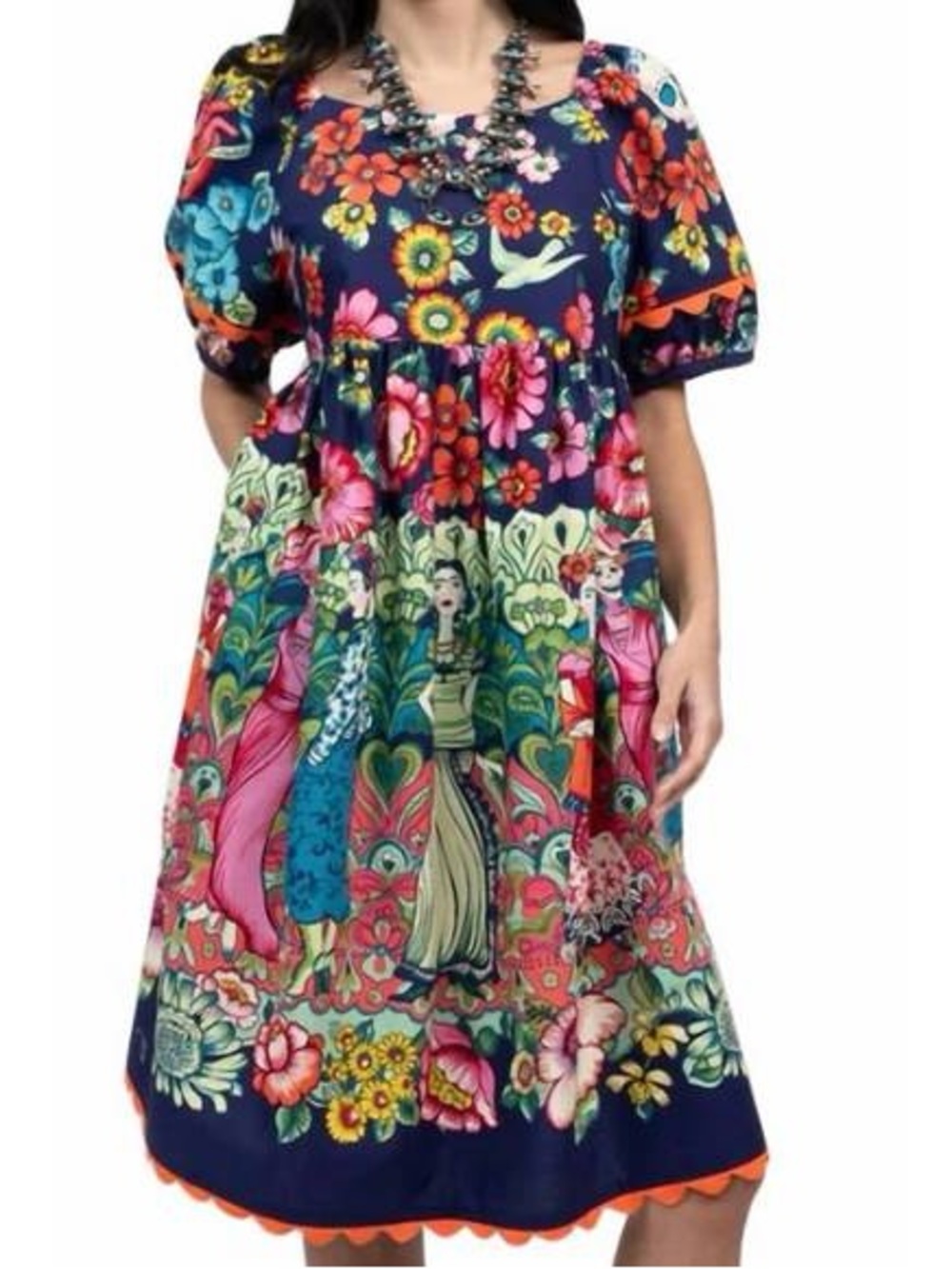 SISTER MARY La Catrina Dress in Cobalt Size‎ XS